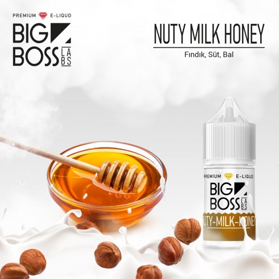 Big Boss Nuty Milk Honey 30 ML Likit  en uygun fiyatlar ile ozelbuhar.coda! Big Boss Nuty Milk Honey 30 ML Likit özellikleri, fiyatı, incelemesi, yorumları ve taksit seçenekleri için hemen tıklayın!