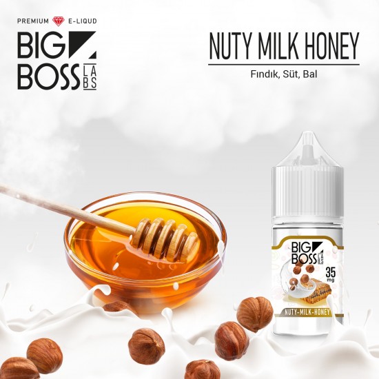 Big Boss Nuty Milk Honey 30 ML Salt Likit  en uygun fiyatlar ile ozelbuhar.coda! Big Boss Nuty Milk Honey 30 ML Salt Likit özellikleri, fiyatı, incelemesi, yorumları ve taksit seçenekleri için hemen tıklayın!