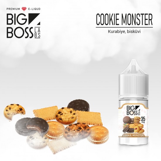 Big Boss Cookie Monster 30 ML Likit  en uygun fiyatlar ile ozelbuhar.coda! Big Boss Cookie Monster 30 ML Likit özellikleri, fiyatı, incelemesi, yorumları ve taksit seçenekleri için hemen tıklayın!