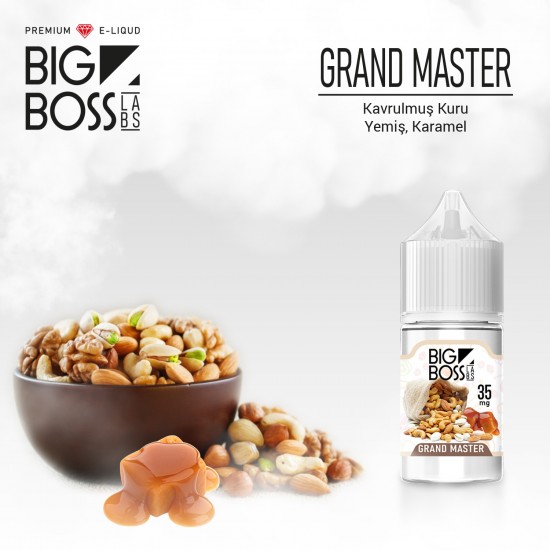 Big Boss Grand Master 30 ML Salt Likit  en uygun fiyatlar ile ozelbuhar.coda! Big Boss Grand Master 30 ML Salt Likit özellikleri, fiyatı, incelemesi, yorumları ve taksit seçenekleri için hemen tıklayın!