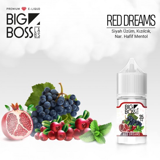 Big Boss Red Dream 30 ML Likit  en uygun fiyatlar ile ozelbuhar.coda! Big Boss Red Dream 30 ML Likit özellikleri, fiyatı, incelemesi, yorumları ve taksit seçenekleri için hemen tıklayın!