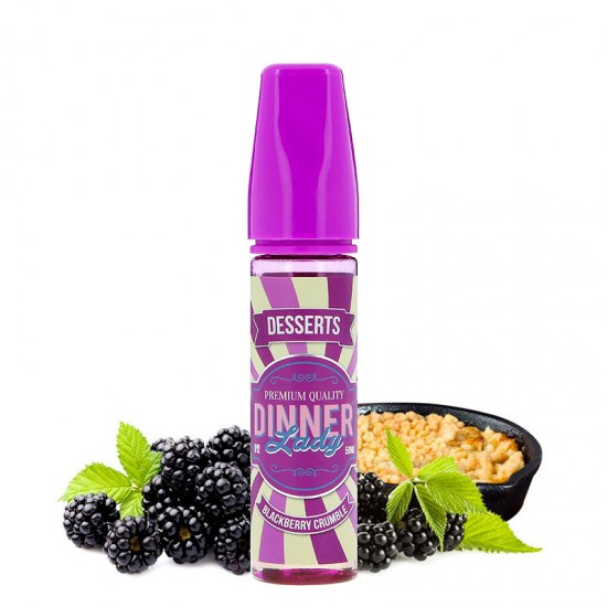 Dinner Lady Blackberry Crumble Premium Likit 60 ML  en uygun fiyatlar ile ozelbuhar.coda! Dinner Lady Blackberry Crumble Premium Likit 60 ML özellikleri, fiyatı, incelemesi, yorumları ve taksit seçenekleri için hemen tıklayın!