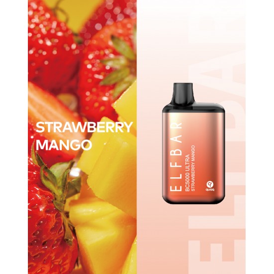 Elf Bar BC5000 Ultra Strawberry Mango  en uygun fiyatlar ile ozelbuhar.coda! Elf Bar BC5000 Ultra Strawberry Mango özellikleri, fiyatı, incelemesi, yorumları ve taksit seçenekleri için hemen tıklayın!