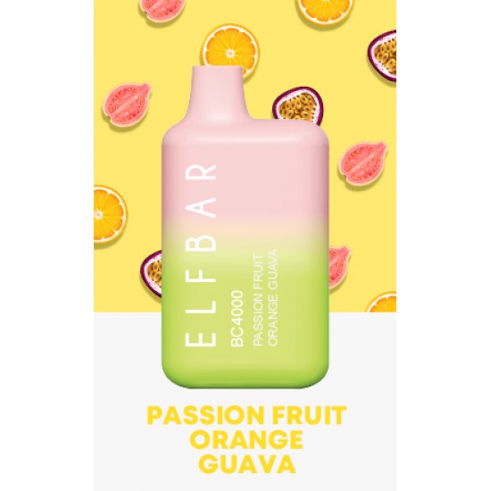 Elfbar 4000 Passion Fruit Orange Guava  en uygun fiyatlar ile ozelbuhar.coda! Elfbar 4000 Passion Fruit Orange Guava özellikleri, fiyatı, incelemesi, yorumları ve taksit seçenekleri için hemen tıklayın!