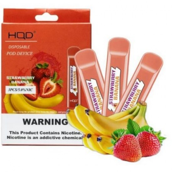 HQD Cuvie 300 Strawberry Banana  en uygun fiyatlar ile ozelbuhar.coda! HQD Cuvie 300 Strawberry Banana özellikleri, fiyatı, incelemesi, yorumları ve taksit seçenekleri için hemen tıklayın!