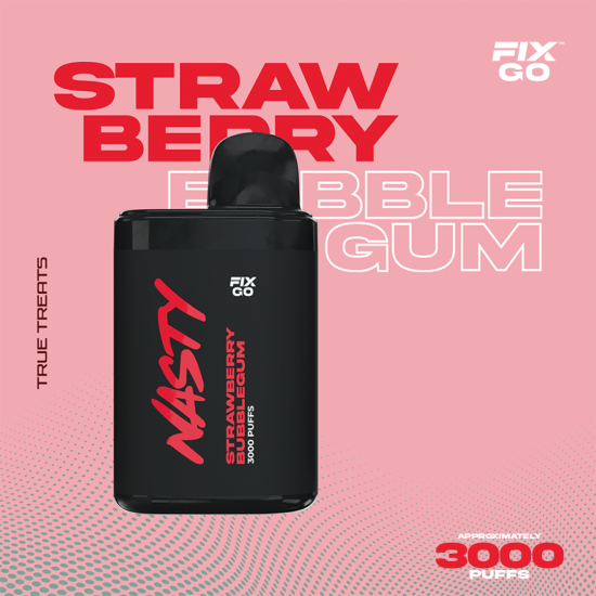 Nasty Fix Go 3000 Strawberry Bubblegum  en uygun fiyatlar ile ozelbuhar.coda! Nasty Fix Go 3000 Strawberry Bubblegum özellikleri, fiyatı, incelemesi, yorumları ve taksit seçenekleri için hemen tıklayın!