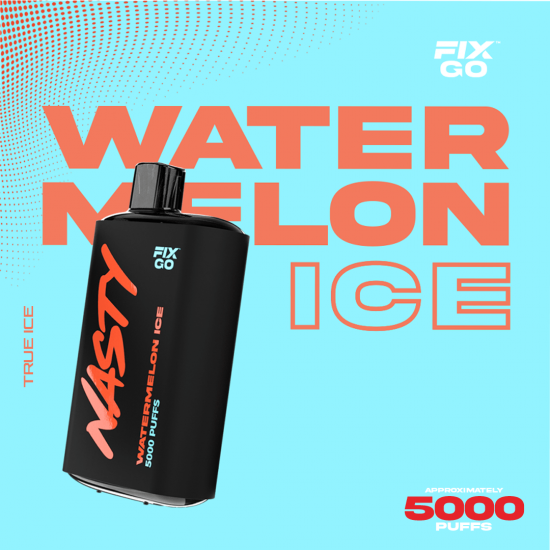 Nasty Fix Go 5000 Watermelon Ice  en uygun fiyatlar ile ozelbuhar.coda! Nasty Fix Go 5000 Watermelon Ice özellikleri, fiyatı, incelemesi, yorumları ve taksit seçenekleri için hemen tıklayın!