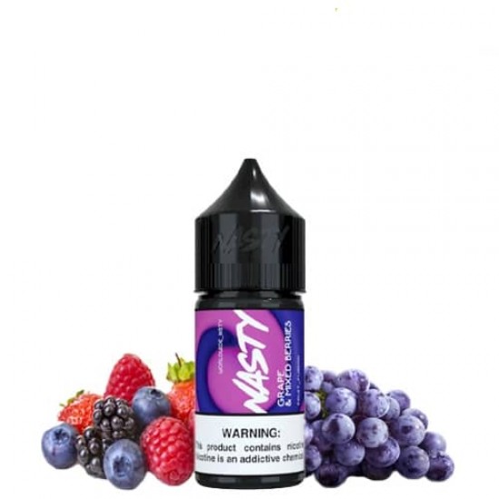 Nasty Juice Grape Mixed Berries 30ML Premium Salt Likit  en uygun fiyatlar ile ozelbuhar.coda! Nasty Juice Grape Mixed Berries 30ML Premium Salt Likit özellikleri, fiyatı, incelemesi, yorumları ve taksit seçenekleri için hemen tıklayın!