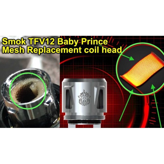 SMOK Mesh Coil - TFV12 Baby Prince/TFV8 Baby  en uygun fiyatlar ile ozelbuhar.coda! SMOK Mesh Coil - TFV12 Baby Prince/TFV8 Baby özellikleri, fiyatı, incelemesi, yorumları ve taksit seçenekleri için hemen tıklayın!