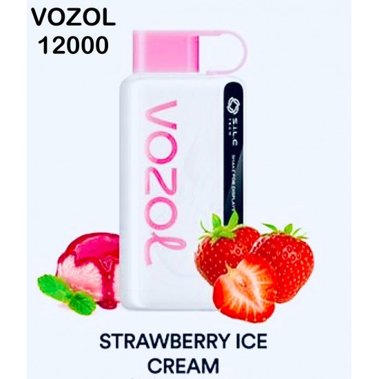 Vozol Star Strawberry Ice Cream 9000-12000 Çekim Dijital Ekranlı Kullan At Puff  en uygun fiyatlar ile ozelbuhar.coda! Vozol Star Strawberry Ice Cream 9000-12000 Çekim Dijital Ekranlı Kullan At Puff özellikleri, fiyatı, incelemesi, yorumları ve taksit seç