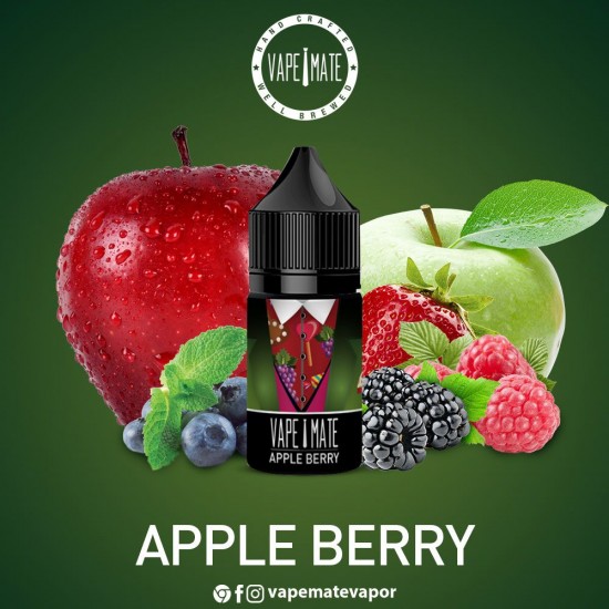 Vape Mate Apple Berry 30 ML Likit  en uygun fiyatlar ile ozelbuhar.coda! Vape Mate Apple Berry 30 ML Likit özellikleri, fiyatı, incelemesi, yorumları ve taksit seçenekleri için hemen tıklayın!