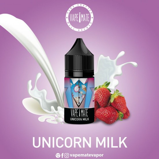 Vape Mate Unicorn Milk 30 ML Likit  en uygun fiyatlar ile ozelbuhar.coda! Vape Mate Unicorn Milk 30 ML Likit özellikleri, fiyatı, incelemesi, yorumları ve taksit seçenekleri için hemen tıklayın!